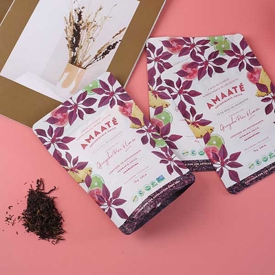 Η Resealable απόδειξη μυρωδιάς τοποθετεί  επίπεδων κατώτατων σημείων τσαντών 180mic σακουλών φύλλων αλουμινίου σε σάκκο τη συσκευάζοντας σακούλα καρυκευμάτων