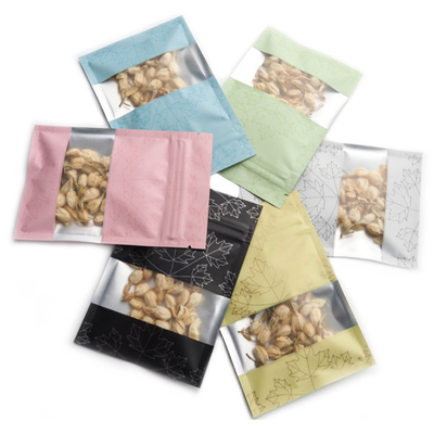 Η συνήθεια τύπωσε τις Resealable  αλουμινίου 120mic φύλλων αλουμινίου τσάντες αποθήκευσης τροφίμων Mylar για τα ξηρά τρόφιμα το /coffee το /Snacks