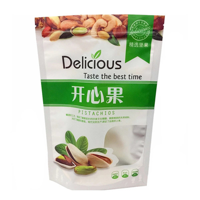 Στάση επάνω  φερμουάρ στη Resealable θερμότητας Sealable τροφίμων αποθήκευσης τσάντα σακουλών Doypack συσκευάζοντας με το σαφές παράθυρο