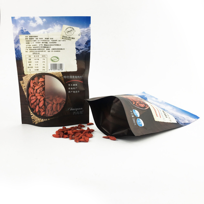 Resealable στάση φύλλων αλουμινίου αργιλίου μεταλλινών πλαστική 25g επάνω στις σακούλες για τη συσκευασία τροφίμων